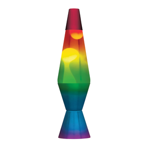 14.5" Rainbow Lava Lamp