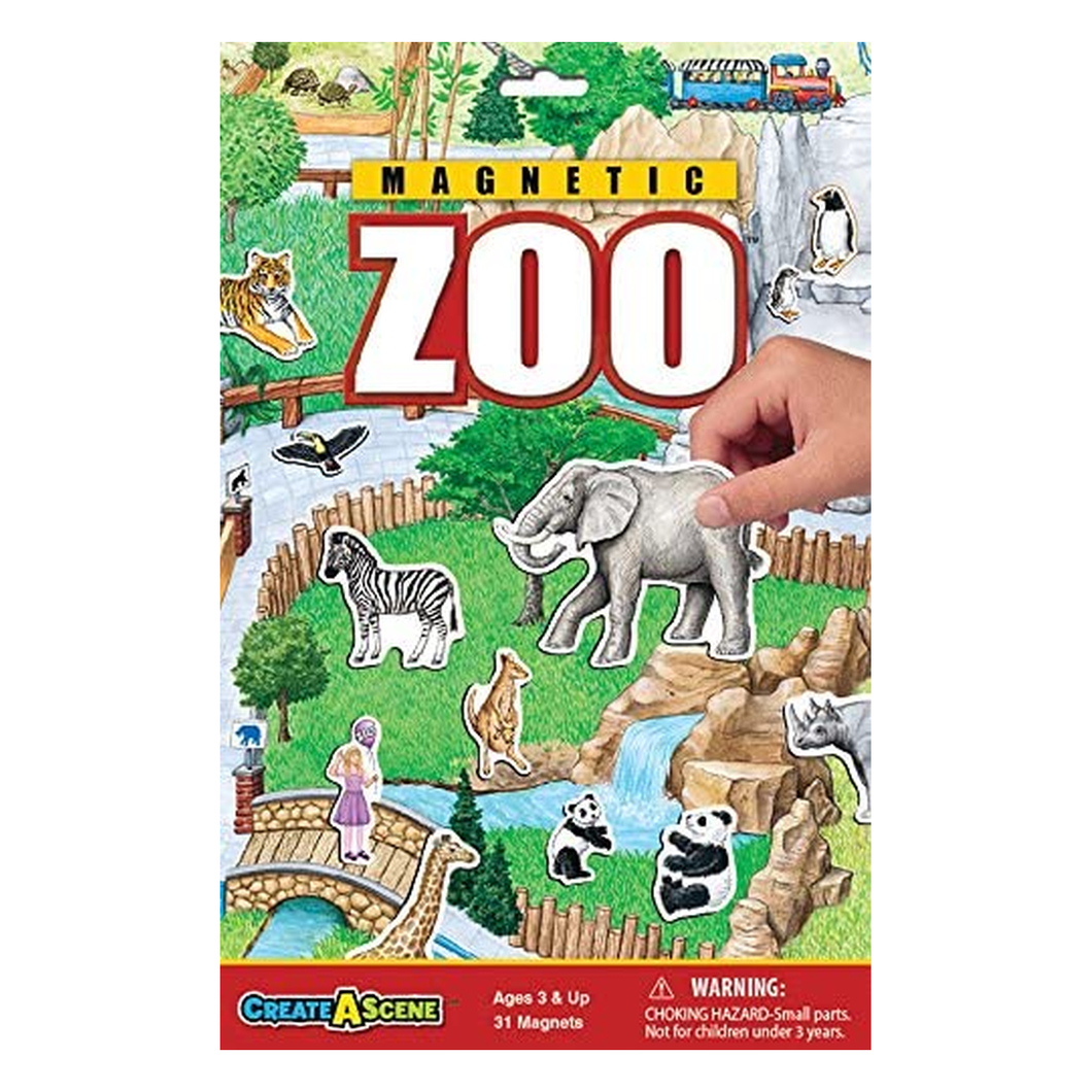 Create-A-Scene Magnetic Playset Zoo