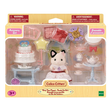 Load image into Gallery viewer, Party Time Playset (Tuxedo Cat Girl)