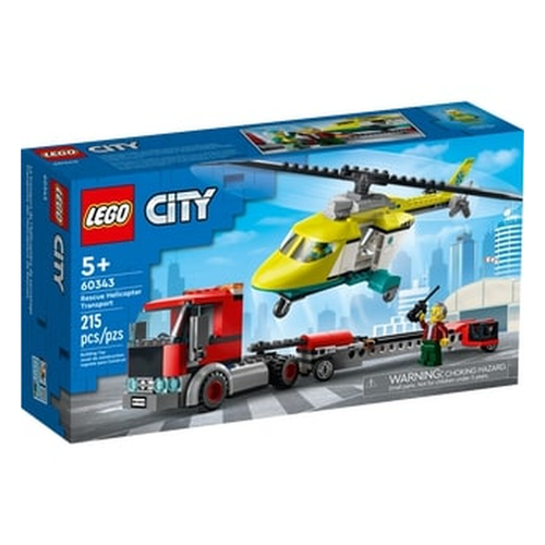 LEGO City Rescue Helicopter Transport 