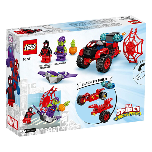 LEGO Marvel Spidey and His Amazing Friends Miles Morales: Spider-Man’s Techno Trike