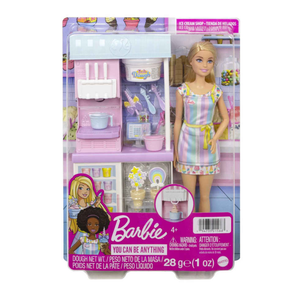 Barbie Ice Cream Shop Doll and Playset