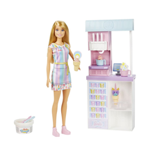 Load image into Gallery viewer, Barbie Ice Cream Shop Doll and Playset