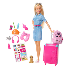 Load image into Gallery viewer, Barbie Travel Doll