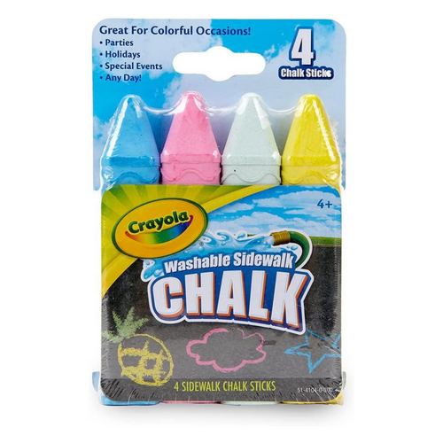 Sidewalk Chalk 4-Count