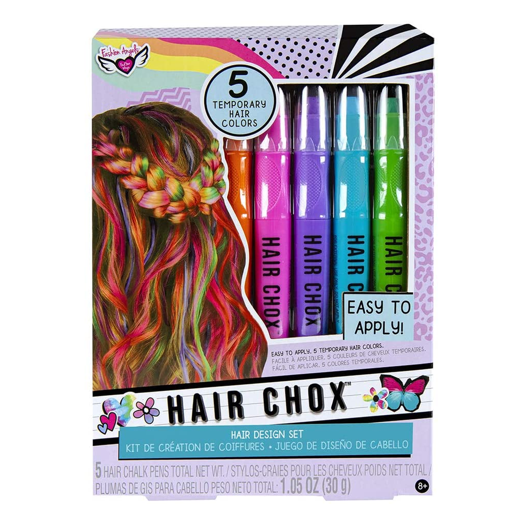 Fashion Angels Hair Chox Temporary Hair Chalk Color Set