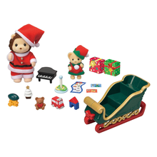 Load image into Gallery viewer,  Calico Critters - Mr. Lion&#39;s Winter Sleigh