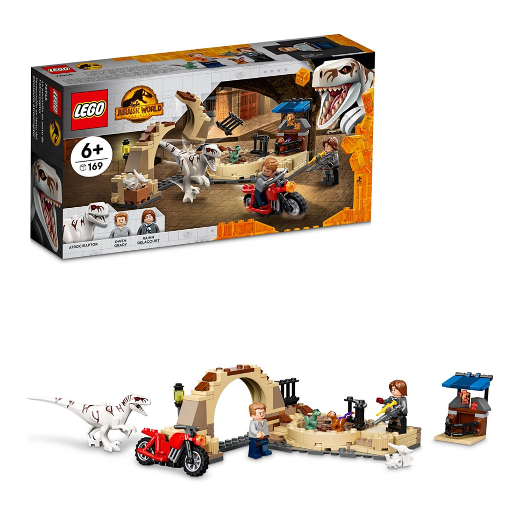 LEGO Jurassic World Atrociraptor Dinosaur: Bike Chase