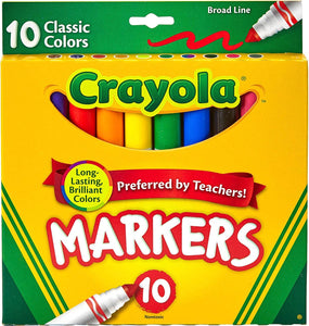 Crayola Broad Line Markers (10 Count)