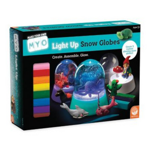 Make Your Own Light Up Snow Globes