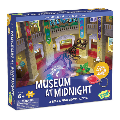 Museum at Midnight Seek and Find Glow Puzzle