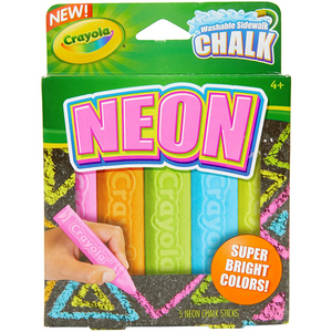 Neon Washable Sidewalk Chalk