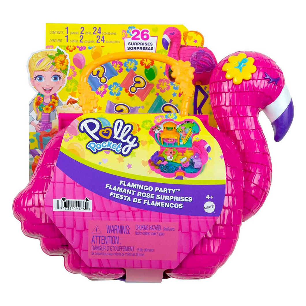 Polly Pocket Flamingo Party Playset