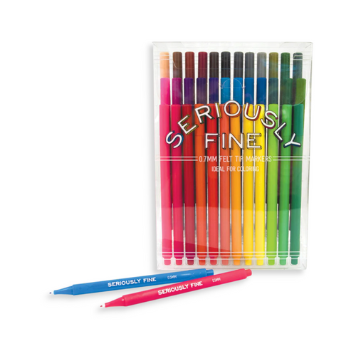 Seriously Fine Felt Tip Markers