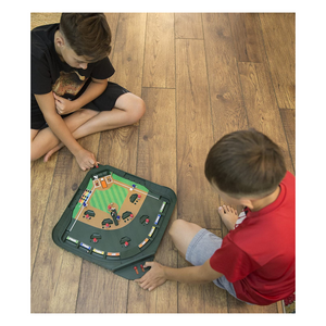 Kids playing Super Stadium Baseball Game