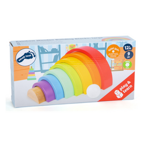 Wooden Rainbow Building Blocks