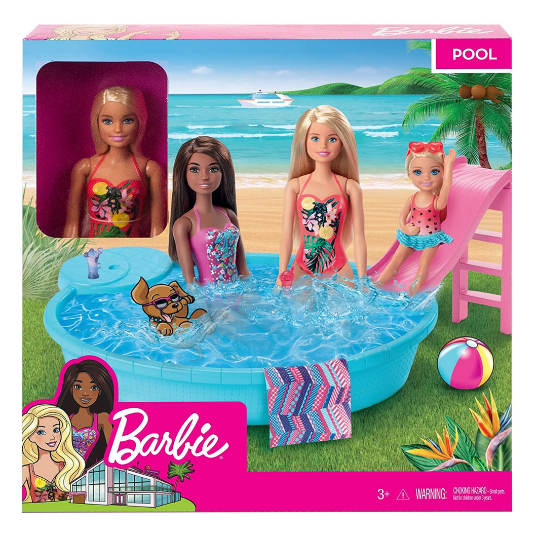 Barbie Doll & Pool Playset