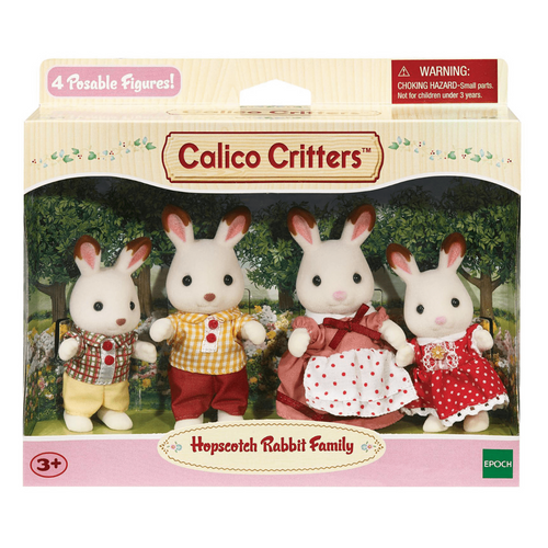 Calico Critters - Hopscotch Rabbit Family