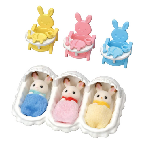 Calico Critters Triplets Care Set