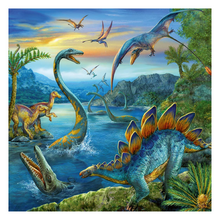 Load image into Gallery viewer, Dino Fascination 3-in-1, 49-Piece Puzzle