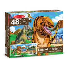 Load image into Gallery viewer, Land of Dinosaurs 48-Piece Floor Puzzle