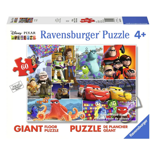 Pixar Friends 60-Piece Giant Floor Puzzle