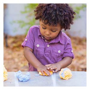 Child playing with PlayFoam