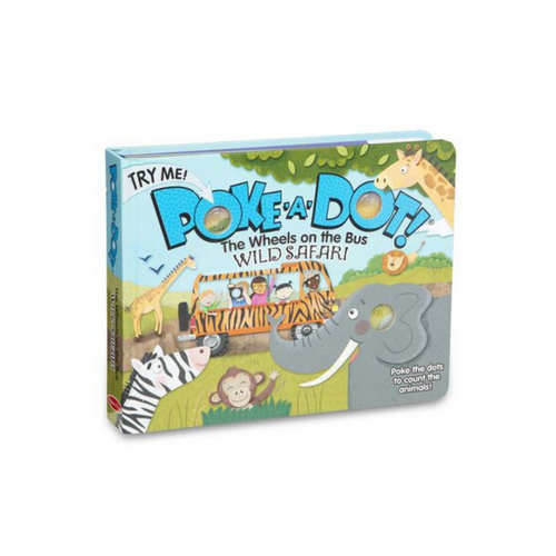 Poke-a-Dot Wheels on the Bus Wild Safari Book