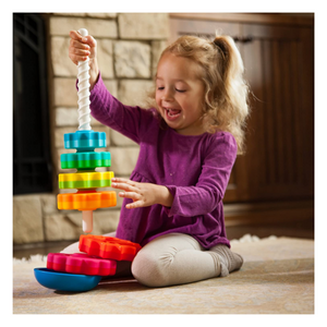 Child playing with Spin Again